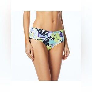 BEACH HOUSE SPORT Abstract Tropical Print Evolution Hipster Bikini Bottom